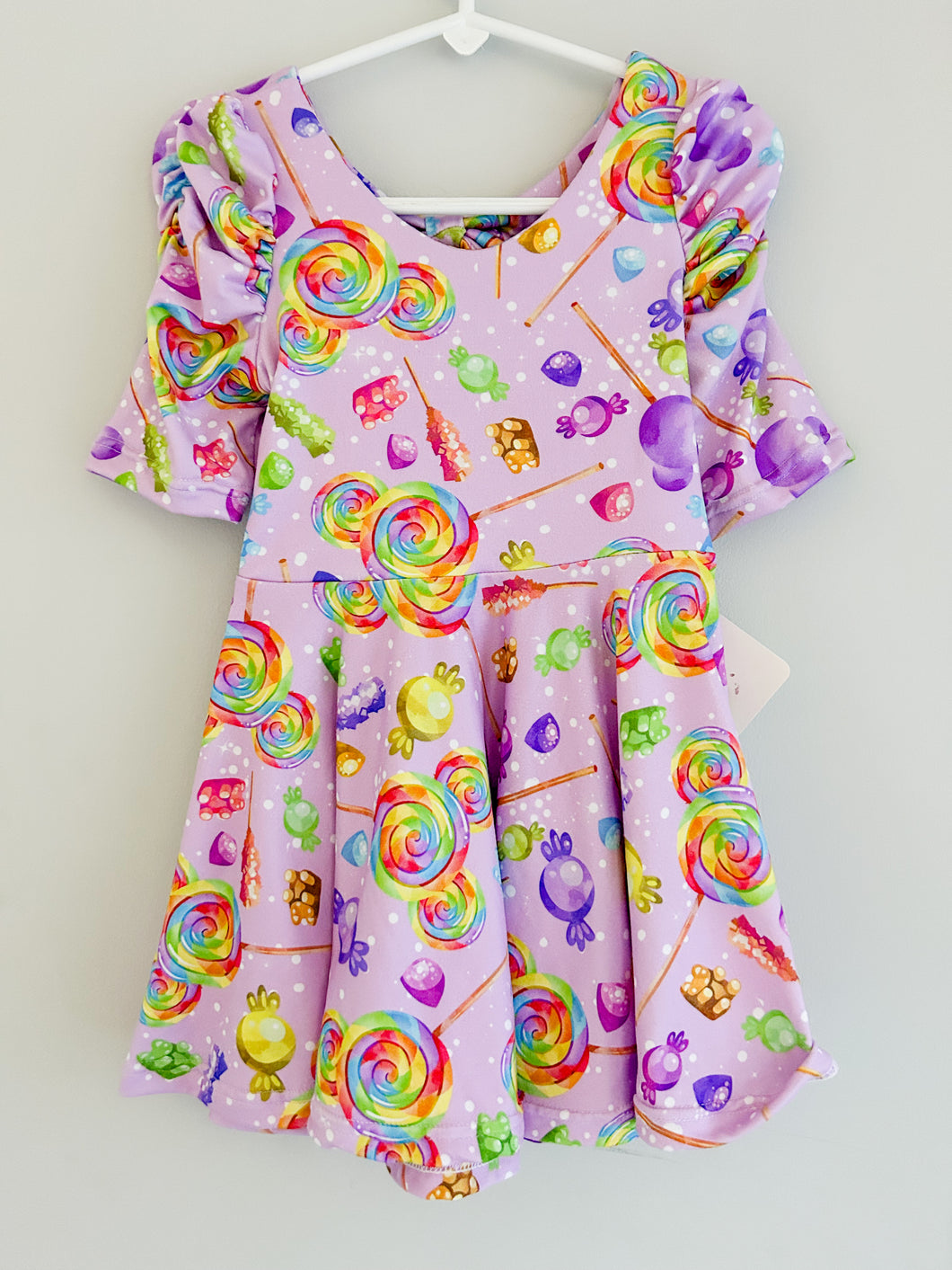 Candyland bow back dress