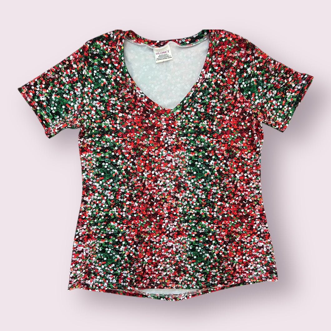 3 mystery women’s hourglass v-neck basic t