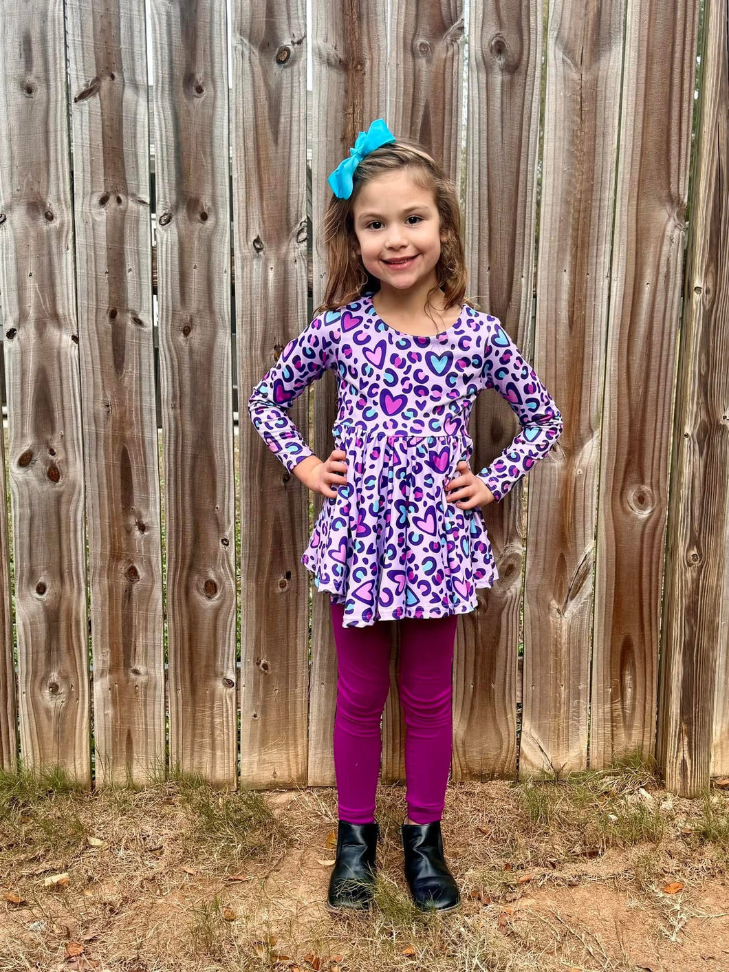 Gathered skirt  peplum top