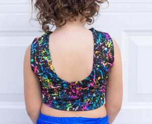 Paint Splatter Crop Top